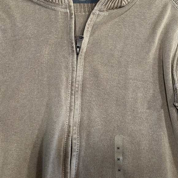 NWT BKE Khaki BLAINE ATHLETIC FIT Full Zip Up Sweater/Cardigan SZ M - Picture 6 of 6